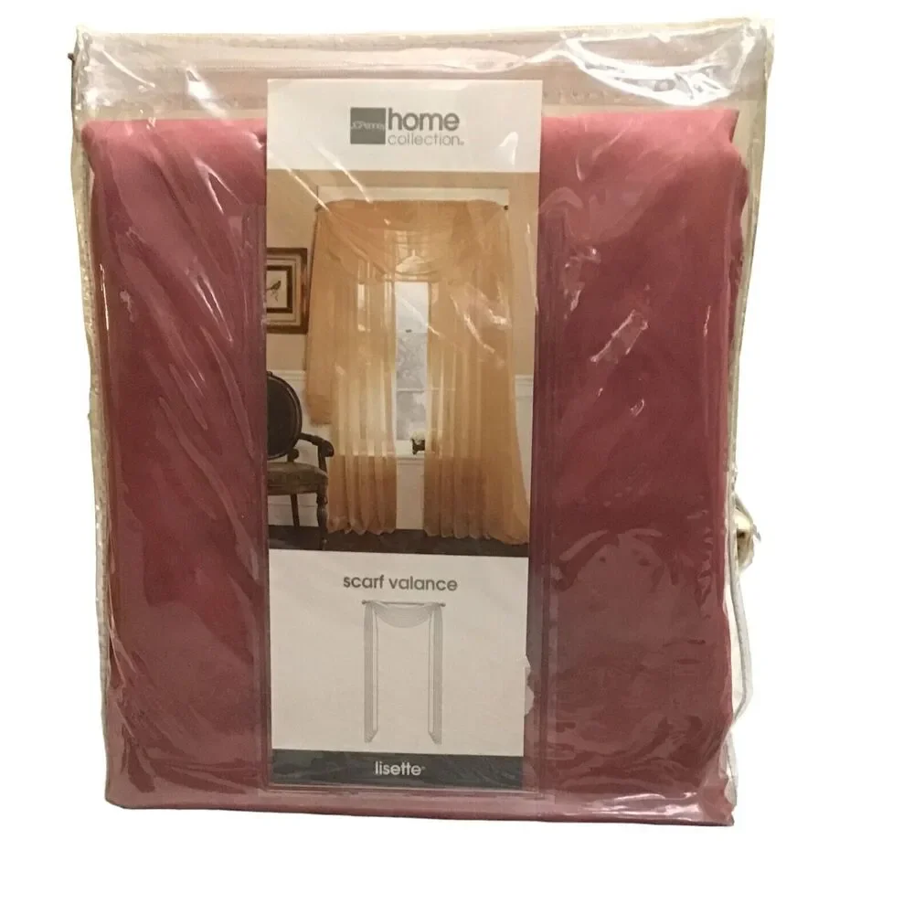 JC Penney Lisette Scarf Valance Home Collection 60